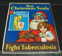 "Buy Christmas Seals, Fight Tuberulosis" poster